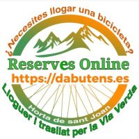 ¿Cómo hacer tu reserva?  Entra a nuestra página web https://dabutens.es, selecciona tu bicicleta, tú trazado y en un sólo clic tendrás tú reserva.  O si lo prefieres, llámanos y la haremos por ti.    679 92 62 79  Calle Sant Miquel, 7  Horta de Sant Joan, Tarragona  info@dabutens.com